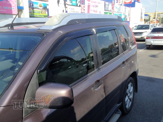 Ветровики для авто Nissan X-Trail T31 (дефлекторы окон )