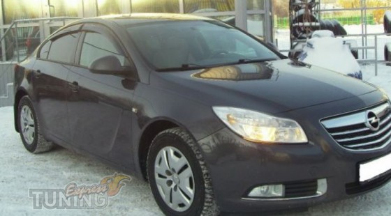 Ветровики Опель Инсигния 1 (дефлекторы окон Opel Insignia 1)