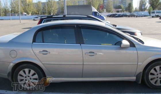 Ветровики Опель Вектра С (дефлекторы окон Opel Vectra C)