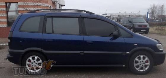Ветровики Опель Зафира А (дефлекторы окон Opel Zafira A)