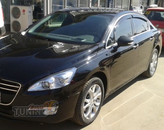 Ветровики Пежо 508 (дефлекторы окон Peugeot 508)