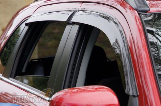Дефлекторы окон Peugeot 4008 оригинал фото