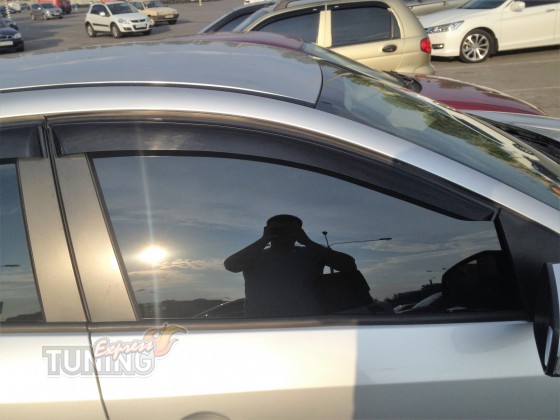 Ветровики Renault Fluence (дефлекторы окон)