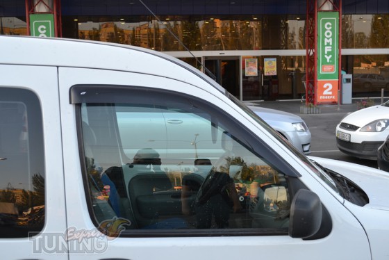 Ветровики Рено Кенго 1 (дефлекторы окон Renault Kangoo 1)