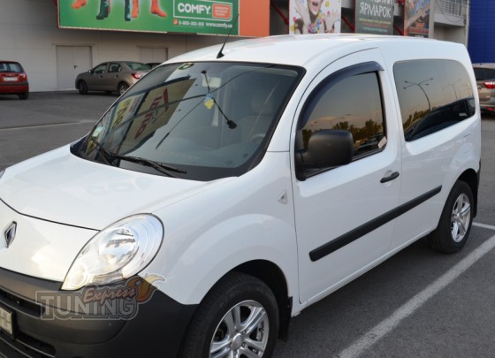 заказать Ветровики Рено Кенго 2 (дефлекторы окон Renault Kangoo 