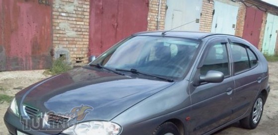 Ветровики Рено Меган 1 хэтчбек (дефлекторы окон Renault Megane 1