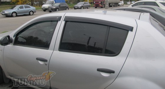 дефлекторы окон Renault Sandero 1