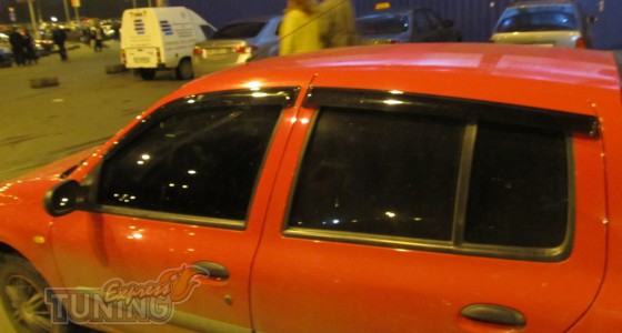 Ветровики Renault Symbol 1 (дефлекторы окон )