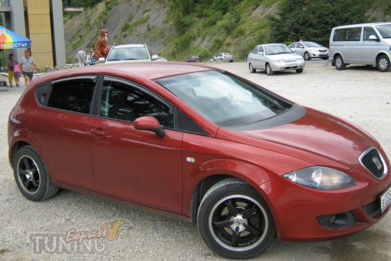 Ветровики Сеат Леон 2 (дефлекторы окон Seat Leon 2)