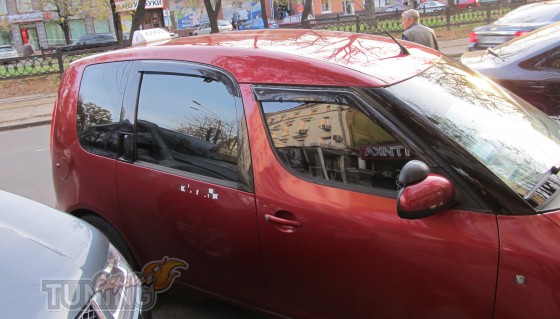 Ветровики Шкода Румстер (дефлекторы окон Skoda Roomster)