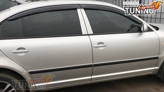 дефлекторы окон Skoda Superb 1
