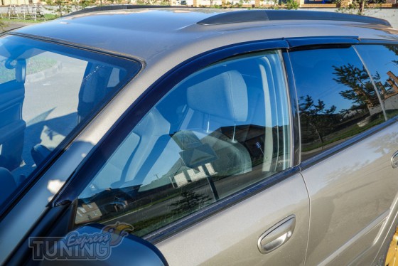 Ветровики Субару Аутбек 3 (дефлекторы окон Subaru Outback 3)