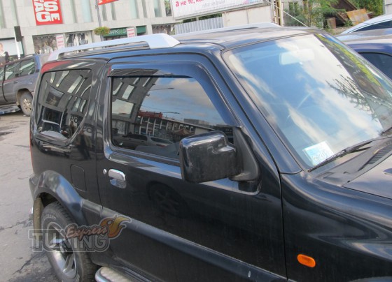 Ветровики Сузуки Джимни JB43 (дефлекторы окон Suzuki Jimny JB43)