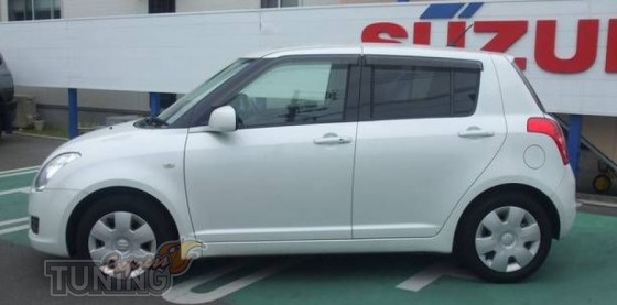 Ветровики Сузуки Свифт 5 (дефлекторы окон Suzuki Swift 5)