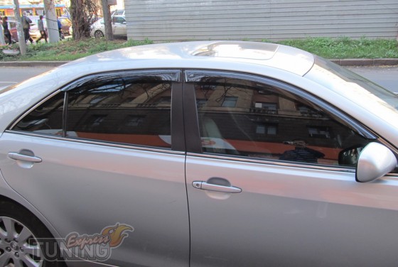 Ветровики Тойота Камри 40 (дефлекторы окон Toyota Camry V40)
