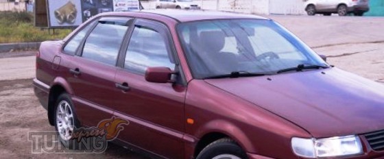 Ветровики Фольксваген Пассат Б4 (дефлекторы окон Volkswagen Pass