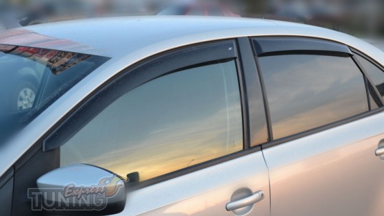 Ветровики Volkswagen Polo 5 (дефлекторы окон Фольксваген Поло 5 