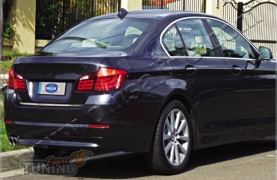 Хромированная кромка багажника Bmw 5 F10 (хром кант крышки багаж