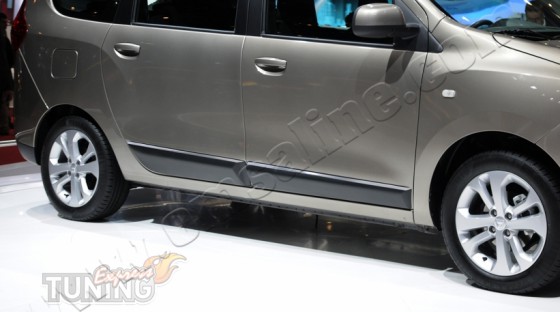 Купить хром молдинги боковых дверей Renault Lodgy (хром пакет на