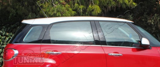 Купить хромированные молдинги стекол Fiat 500L (хром окантовка о