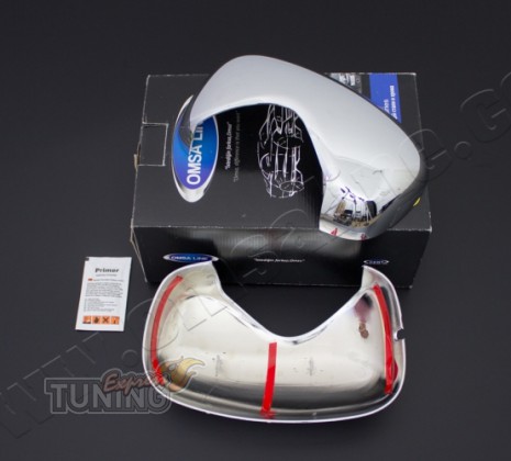 Оригинальные хром накладки на зеркала Опель Виваро 2 (установка 