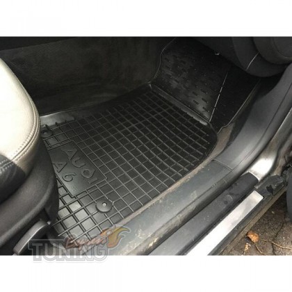 Коврики в Audi A6 C5 с перемычкой