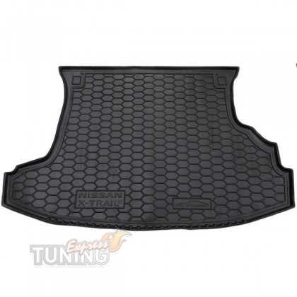 Резиновый коврик в багажник Nissan X Trail T30 оригинал
