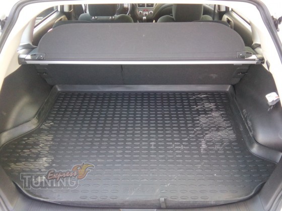 Резиновый коврик в багажник Subaru Impreza 3 фото оригинал