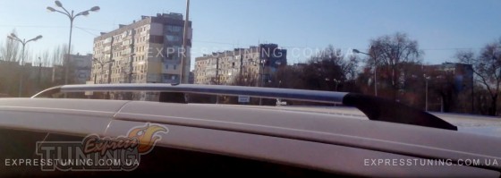 продольные рейлинги Ситроен Джампи 2 концевик.метал.