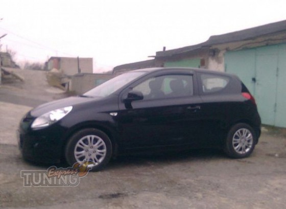 Ветровики для Хендай i20 3Д (дефлекторы окон на Hyundai i20 3D)