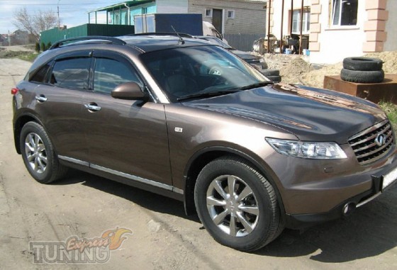 Дефлекторы окон Инфинити ФХ 37 (ветровики для Infiniti FX37)