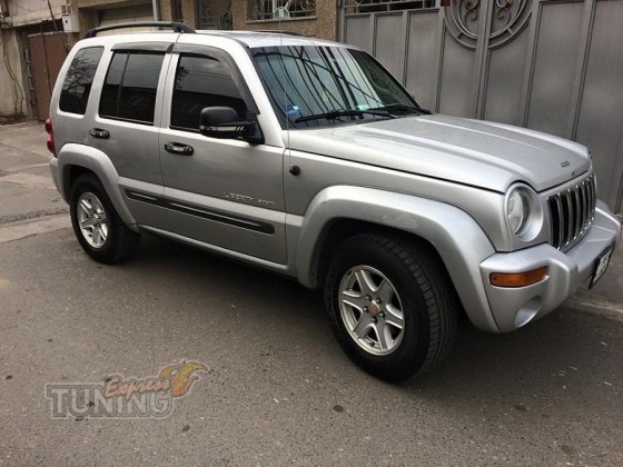 Ветровики Джип Либерти КК (дефлекторы окон Jeep Liberty KK)