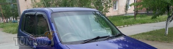 Дефлеткоры окон Nissan Cube оригинал фото