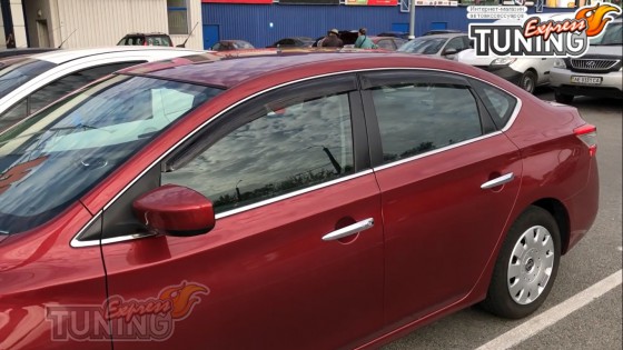 дефлекторы окон Nissan Sentra B17