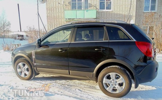Ветровики Opel Antara (дефлекторы окон Опель Антара)