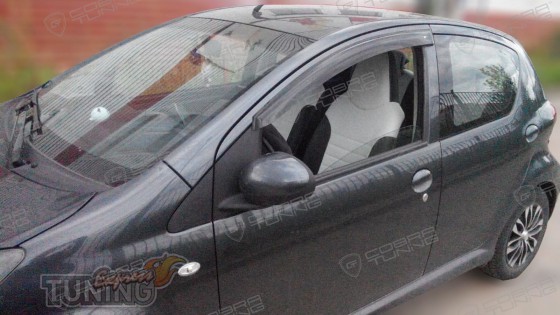 Дефлекторы окон Citroen C1 фото