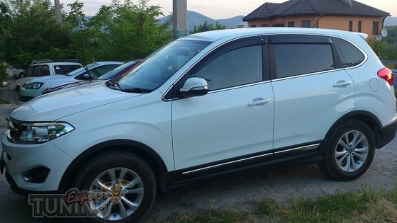 Ветровики Чери Тигго 5 (дефлекторы окон Chery Tiggo 5)