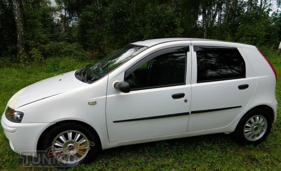 Ветровики Фиат Пунто 2 (дефлекторы окон Fiat Punto 2)