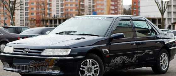 Ветровики Пежо 605 седан (дефлекторы окон Peugeot 605 sedan)