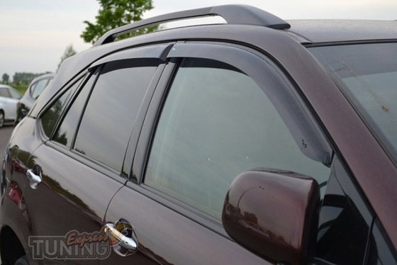 Ветровики Тойота Харриер (дефлекторы окон Toyota Harrier)