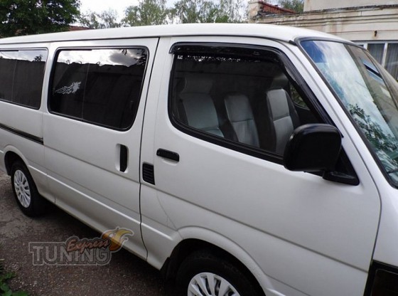 Ветровики Тойота Хайс Н100 (дефлекторы окон Toyota Hiace H100)