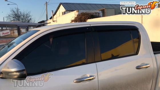 Фирменные дефлекторы для Toyota Hilux 8