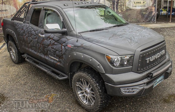 Дефлекторы окон для Toyota Tundra 2 оригинал cobra фото