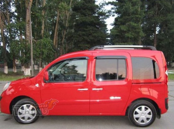Ветровики Рено Кангу 2 (дефлекторы окон Renault Kangoo II)