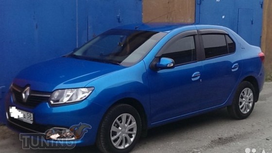 Ветровики Рено Логан 2 (дефлекторы окон Renault Logan 2)