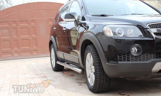 Силовые пороги трубы Chevrolet Captiva