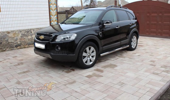 Пороги трубы на Chevrolet Captiva