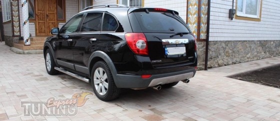 Пороги Chevrolet Captiva трубы