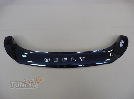 Дефлектор капота Джили GC6 (мухобойка на капот Geely GS6)