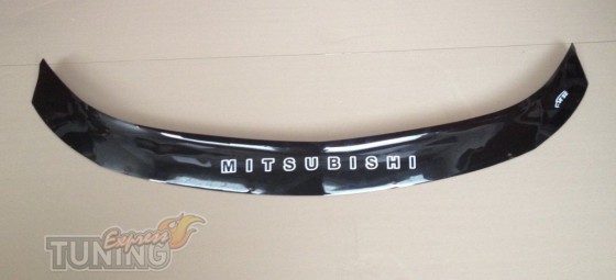 Дефлектор капота Митсубиси Л200 5 (мухобойка на капот Mitsubishi